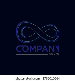 Invinidad Creativa. plantilla vectorial de diseño de logotipo