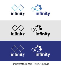 infinity logo symbol suitable for any business