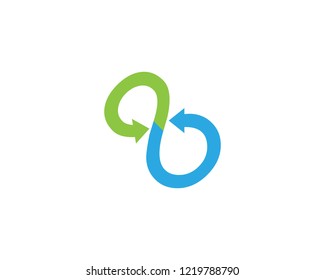 Infinity logo and symbol template
