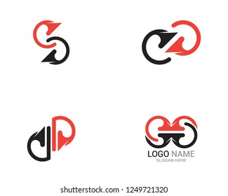 Infinity logo and symbol template