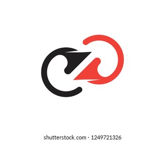 Infinity logo and symbol template