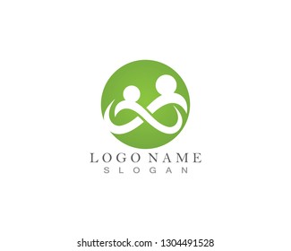 infinity logo and symbol template