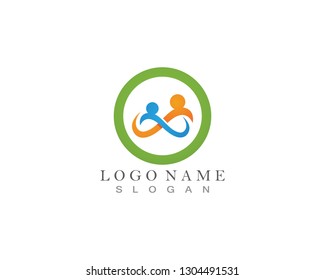 infinity logo and symbol template
