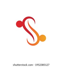 logotipo infinito y plantilla de símbolos