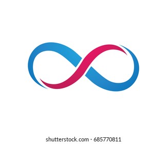 Infinity Three Circle Logo Design Template Stock Vector (Royalty Free ...