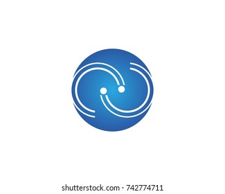 infinity logo and symbol template