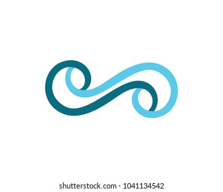 infinity logo and symbol template icons app vector