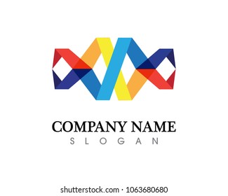 infinity logo and symbol template icons app m logo, abstract logo, eternity logo business and corporate