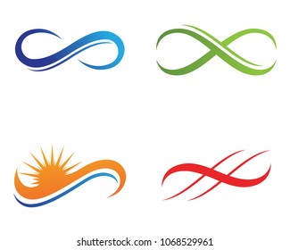 infinity logo and symbol template icons app 