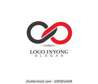 infinity logo and symbol template icons app 