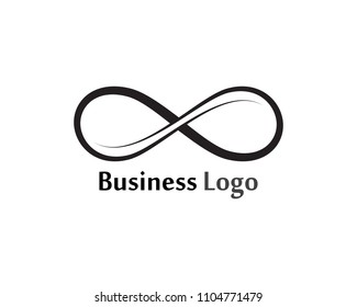 infinity logo and symbol template icons vector