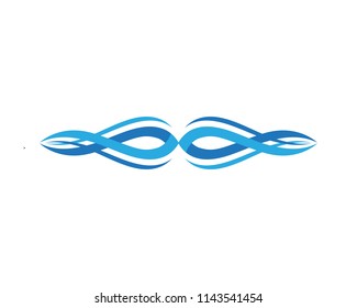 infinity logo symbol template icons vector