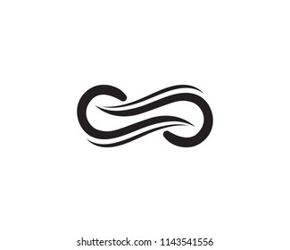 infinity logo symbol template icons vector