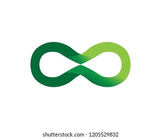 Infinity Logo Symbol Template Icons App Stock Vector (Royalty Free