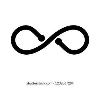 infinity logo and symbol template icons app