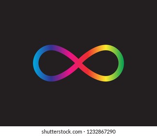 infinity logo and symbol template icons app