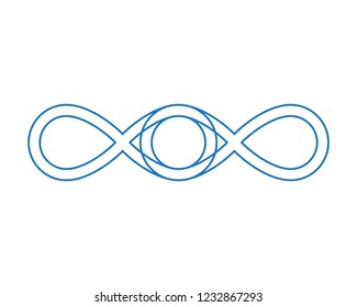 infinity logo and symbol template icons app