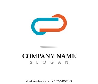 infinity logo and symbol template icons app 
