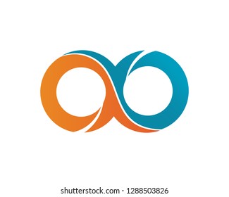infinity logo and symbol template icons app 