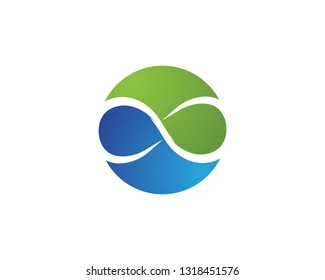 infinity logo and symbol template icons vector