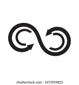 infinity logo and symbol template icons vector