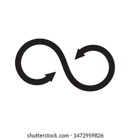 infinity logo and symbol template icons vector