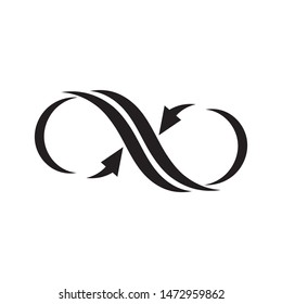 infinity logo and symbol template icons vector