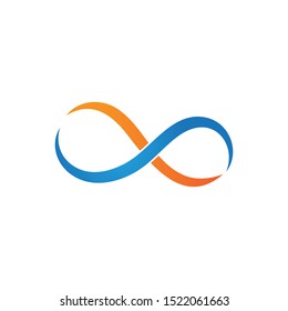 infinity logo and symbol template icons app