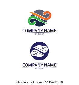 infinity logo and symbol template icons app design