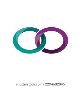 infinity logo and symbol template icons vector illustration