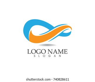 infinity logo and symbol template icons app 