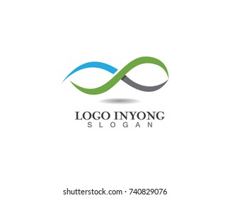 infinity logo and symbol template icons app 