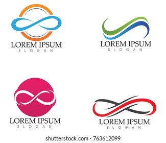 infinity logo and symbol template icons app 