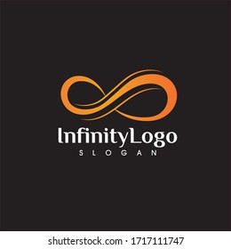 infinity logo symbol vector image