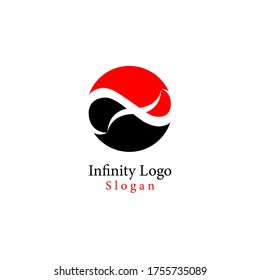 Infinity logo and symbol vector image on eps 10
