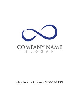 Infinity logo and symbol vector image