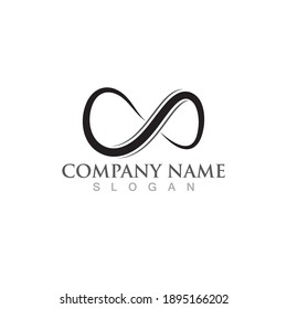 Infinity logo and symbol vector image