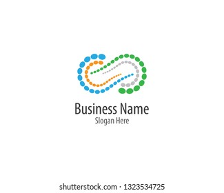 Infinity logo template