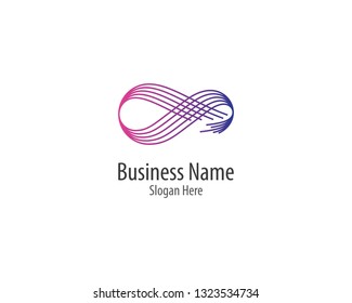 Infinity logo template