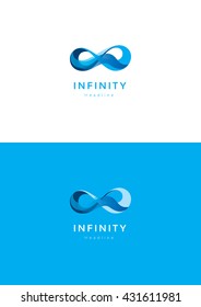 Infinity logo template.