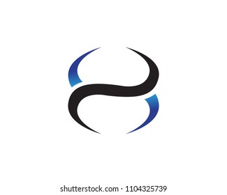 infinity logo and template icons vector