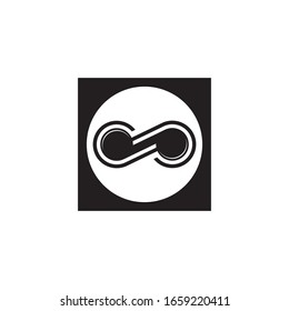 Infinity logo template vector illustration