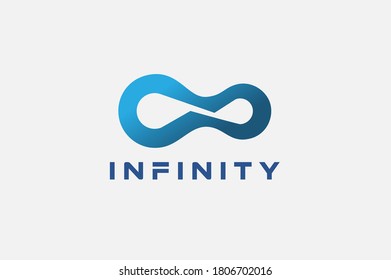 Infinity Logo, Usable for Business and Technology Logos, vector illustration