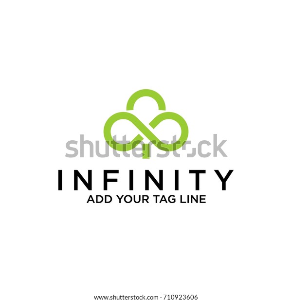 Infinity Logo Vector Art Stock Vector (Royalty Free) 710923606