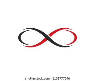 Infinity logo Vector icon template