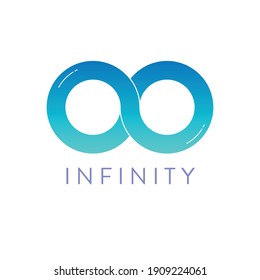 Infinity logo. Vector illustration logo design.