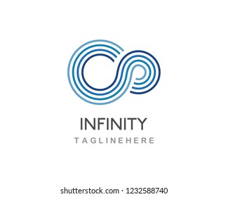 Infinity logo Vector template