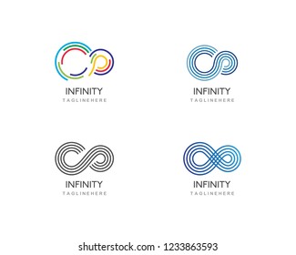 Infinity logo Vector template