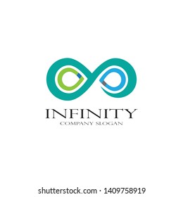 Infinity logo Vector template - Vector