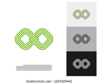 Infinity logo vector template, Creative Infinity logo design concept